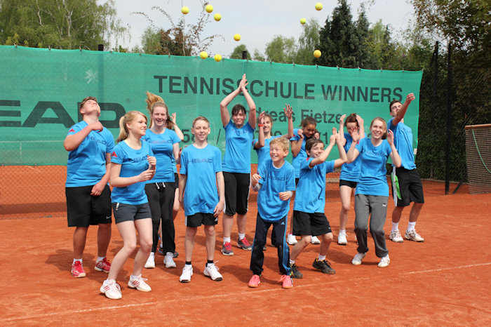 Tennisschule Winners Trainingsgruppe
